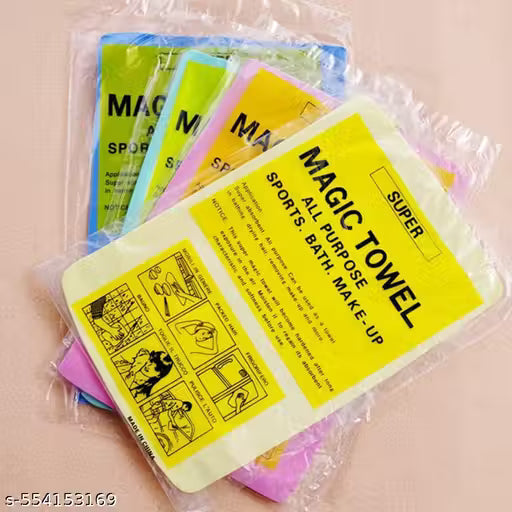 Miko Microfiber Magic Drying Towel Pack of 3 | Multipurpose Reusable Cleaning Cloth for Kitchen & Glass